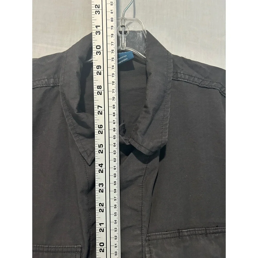 Propper Mens Black Cotton Ripstop Tactical Field Jacket Utility Coat M/L F5454